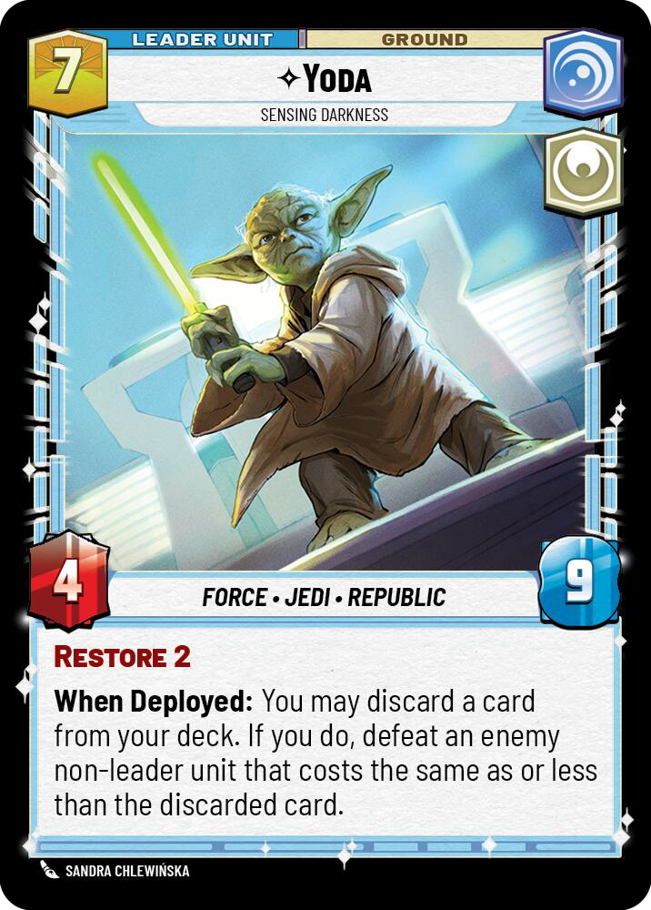 Yoda, Sensing Darkness (TWI) Rare