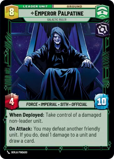 Emperor Palpatine, Galactic Ruler (SOR) Rare