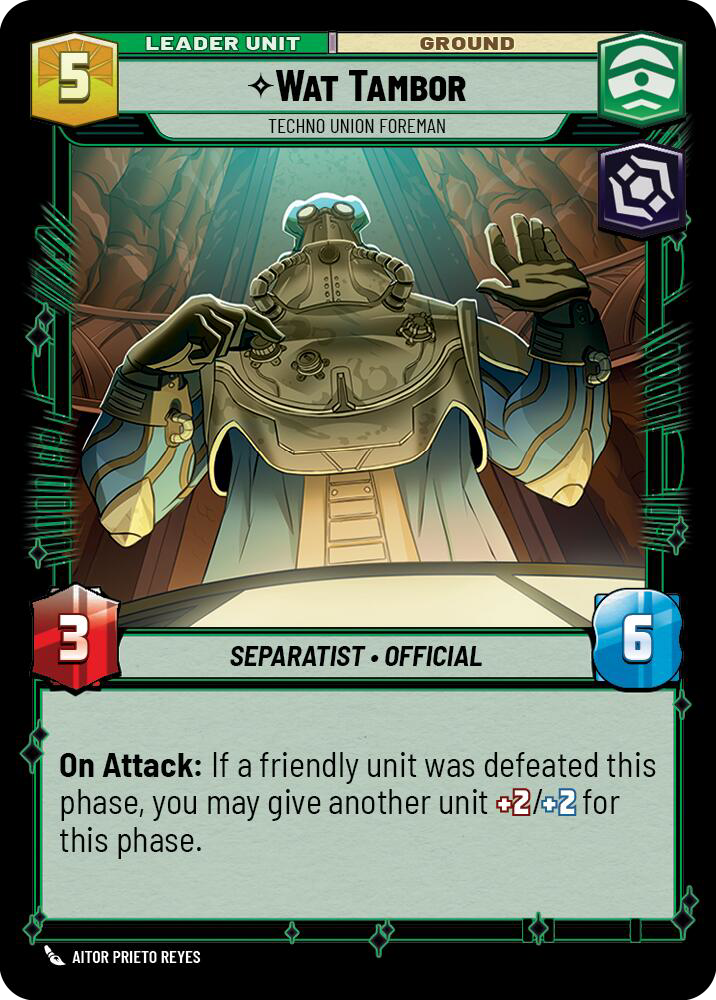 Wat Tambor, Techno Union Foreman (TWI) Rare