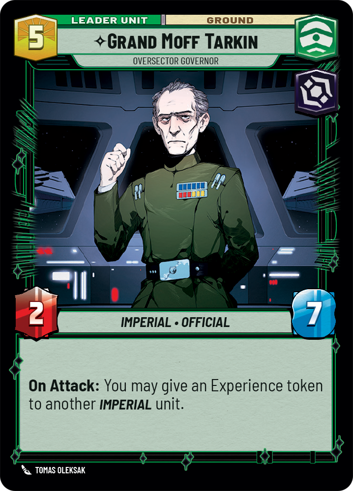 Grand Moff Tarkin, Oversector Governor (SOR) Common