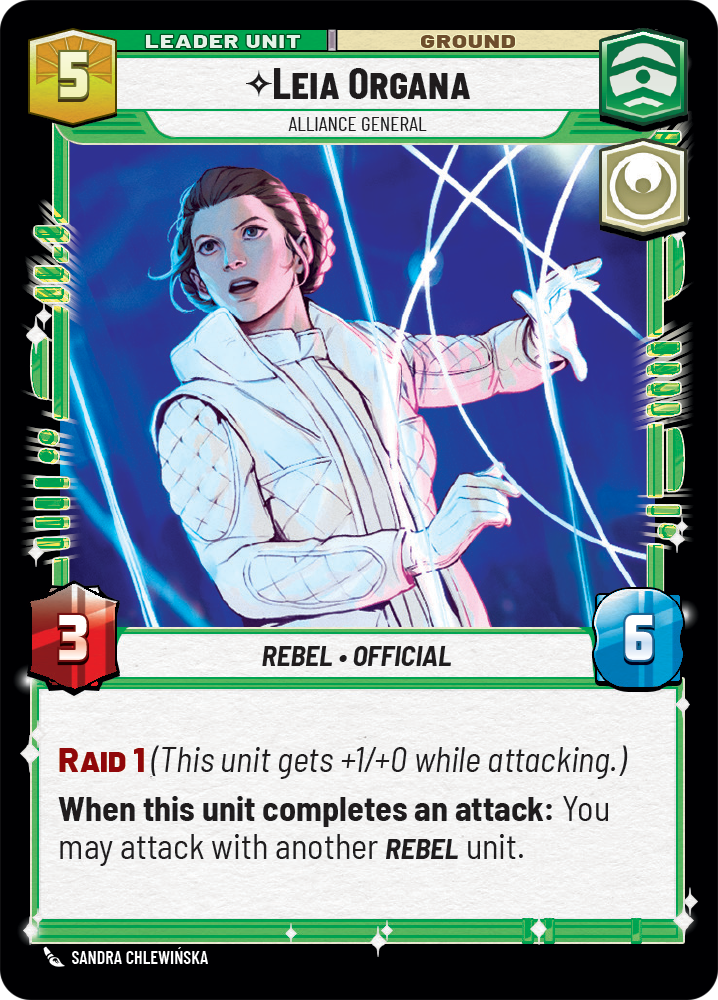 Leia Organa, Alliance General (SOR) Common