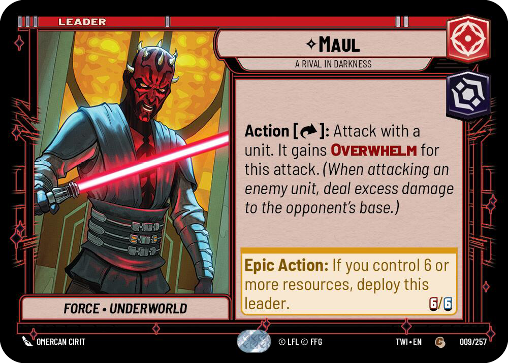 Maul, A Rival In Darkness(TWI) Common