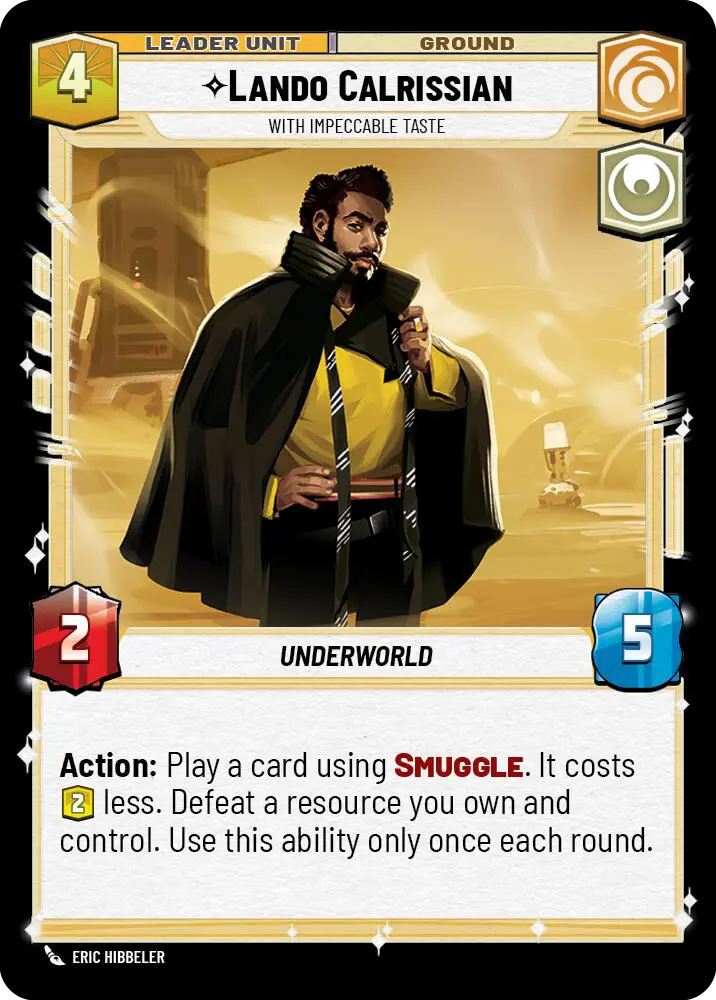 Lando Calrissian, With Impeccable Taste (SHD) Rare