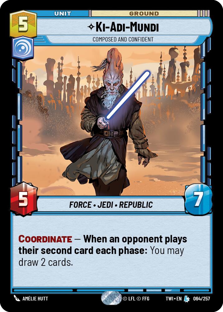 Ki-Adi-Mundi, Composed and Confident (Legendary)