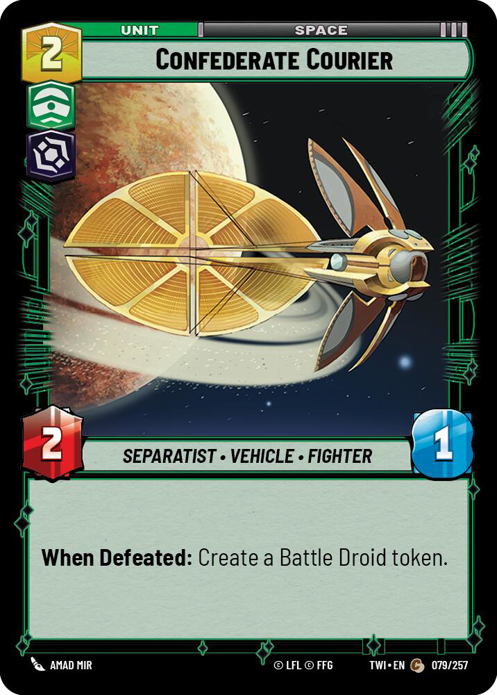 Confederate Courier (TWI) Common