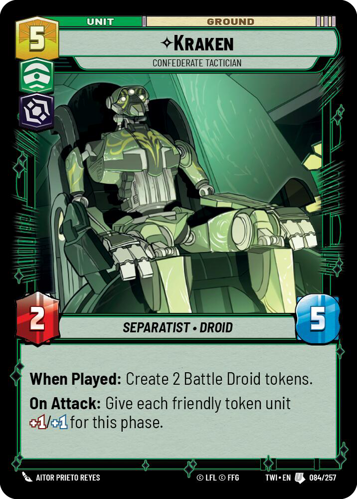 Kraken, Confederate Tactician (TWI) Uncommon