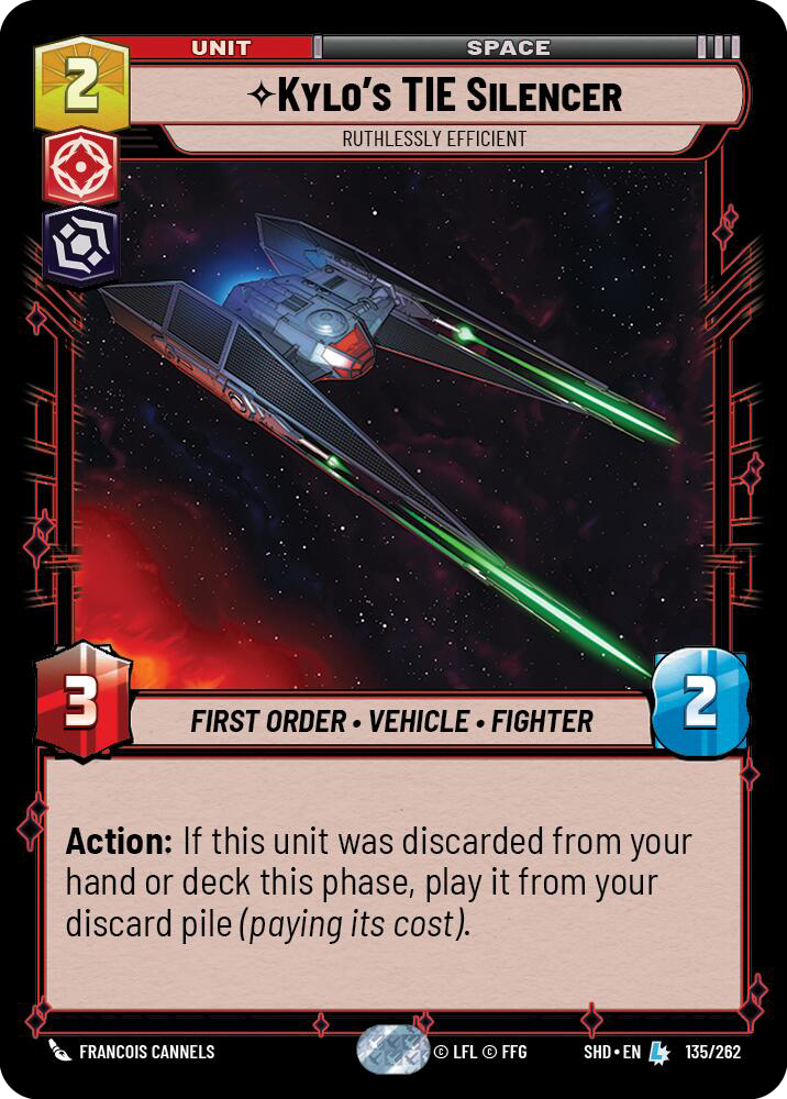 Kylo's TIE Silencer, Ruthlessly Efficient (SHD) Legendary