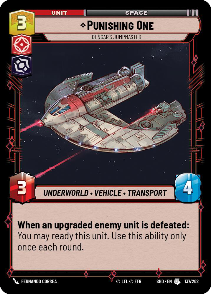 Punishing One, Dengar's Jumpmaster (SHD) Uncommon