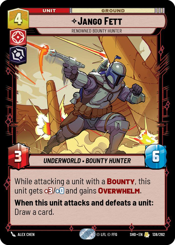 Jango Fett, Renowned Bounty Hunter (SHD) Rare