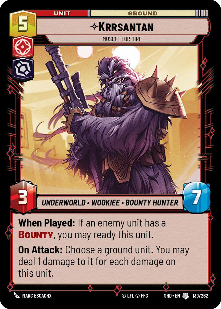 Krrsantan, Muscle For Hire (SHD) Uncommon