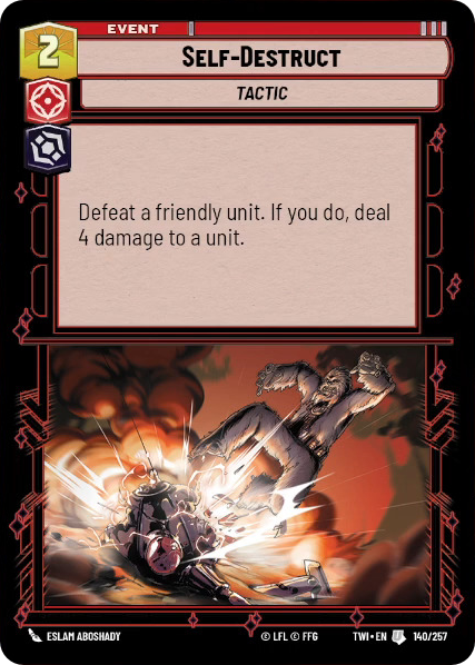 Self-Destruct (TWI) Uncommon