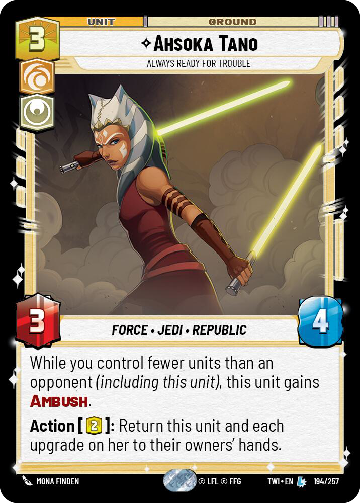 Ahsoka Tano, Always Ready for Trouble (Legendary)