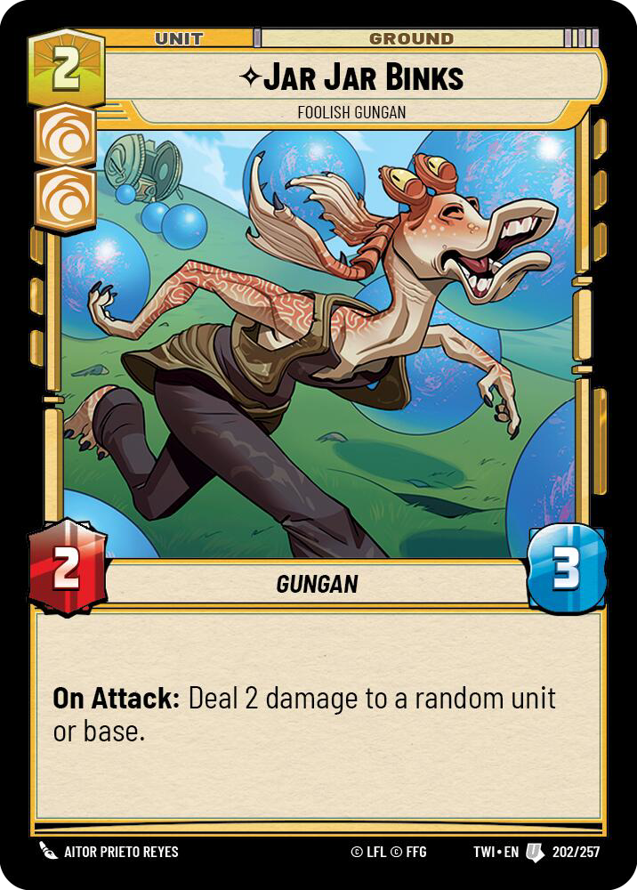 Jar Jar Binks, Foolish Gungan (TWI) Uncommon
