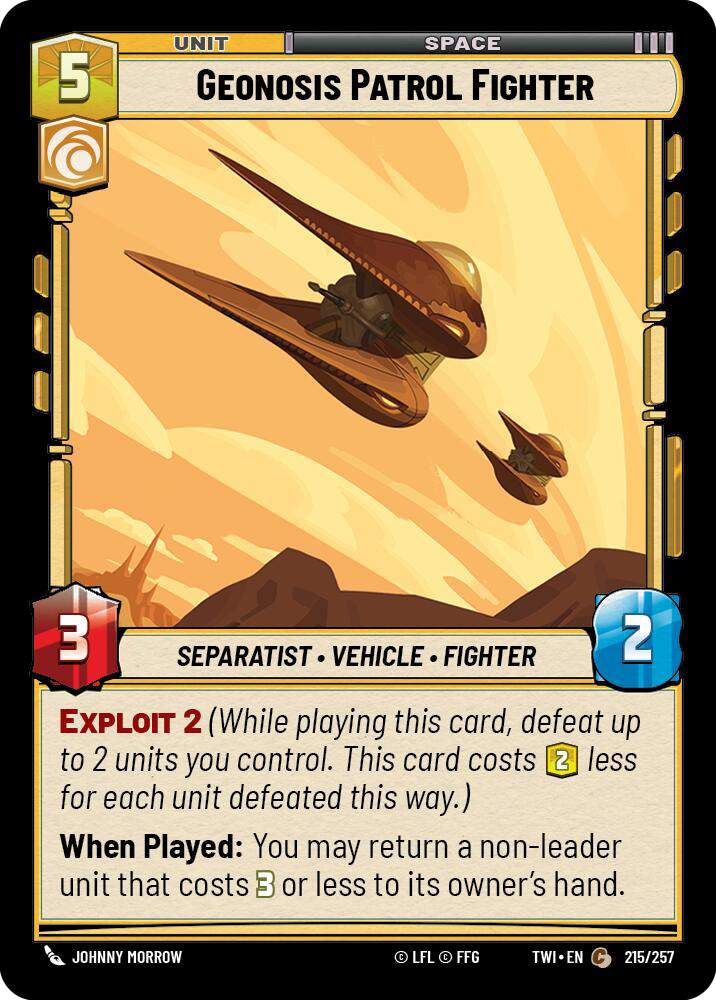 Geonosis Patrol Fighter (TWI) Common