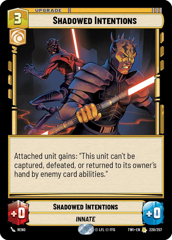 Shadowed Intentions (TWI) Rare