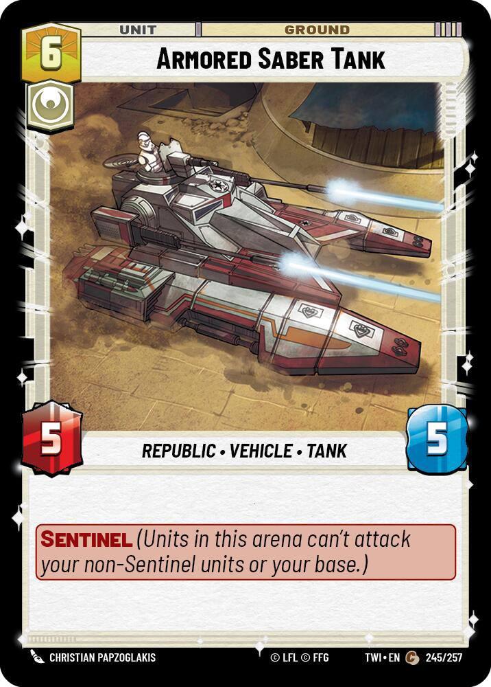 Armored Saber Tank (TWI) Common