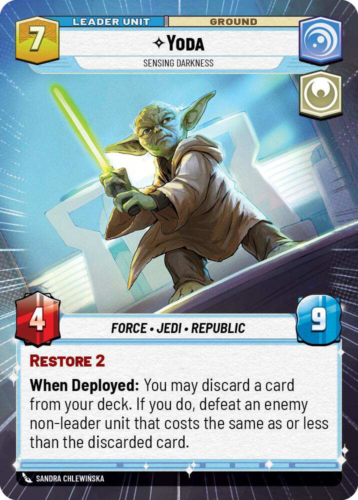 Yoda, Sensing Darkness (TWI) Rare