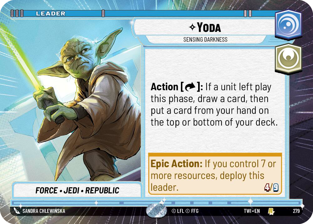 Yoda, Sensing Darkness (TWI) Rare