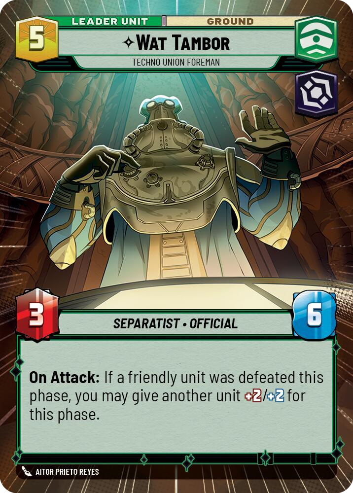 Wat Tambor, Techno Union Foreman (TWI) Rare