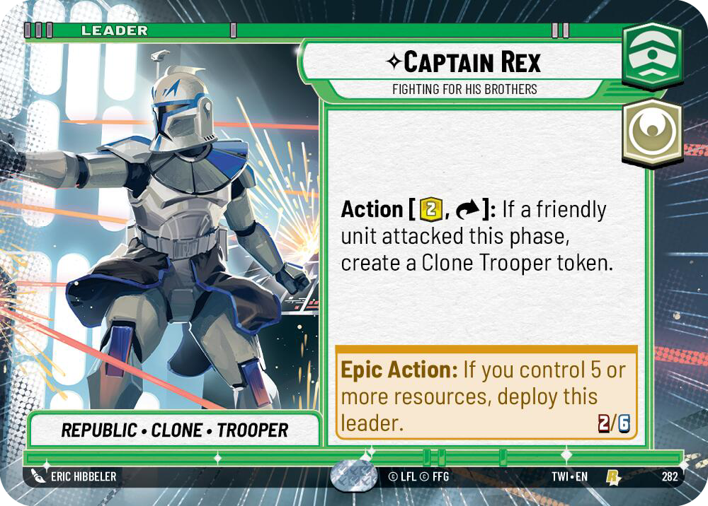 Captain Rex, Fighting for his Brothers (TWI) Rare