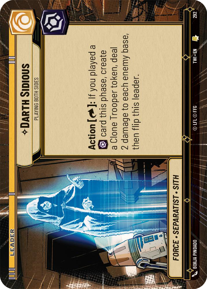 Chancellor Palpatine, Playing Both Sides (TWI) Rare