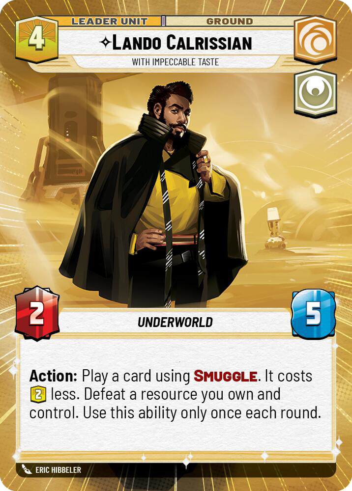 Lando Calrissian, With Impeccable Taste (SHD) Rare
