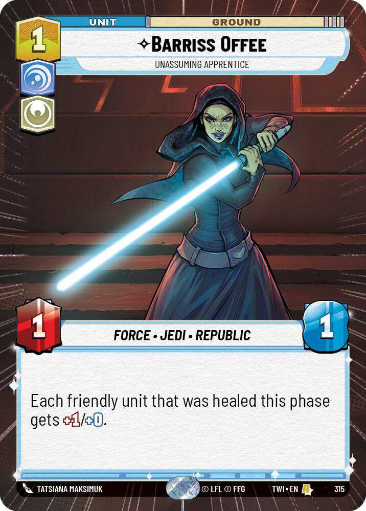 Barriss Offee, Unassuming Apprentice (TWI) Rare