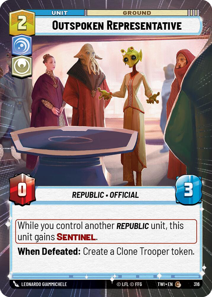 Outspoken Representative (TWI) Common