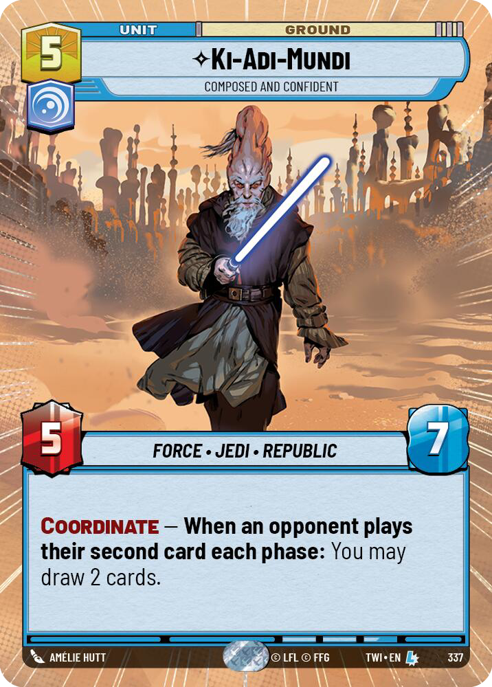 Ki-Adi-Mundi, Composed and Confident (Legendary)