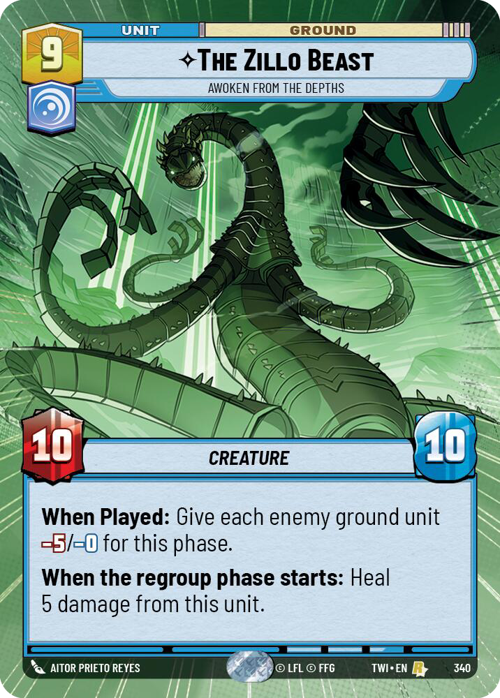 The Zillo Beast, Awoken from the Depths (TWI) Rare