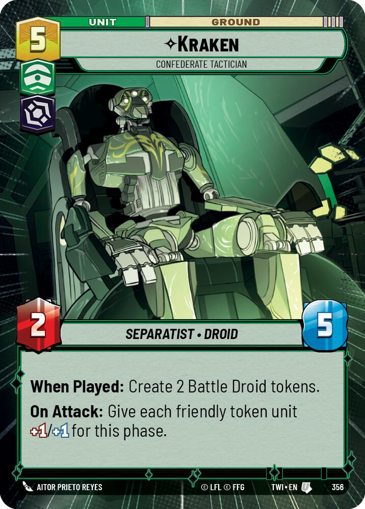 Kraken, Confederate Tactician (TWI) Uncommon