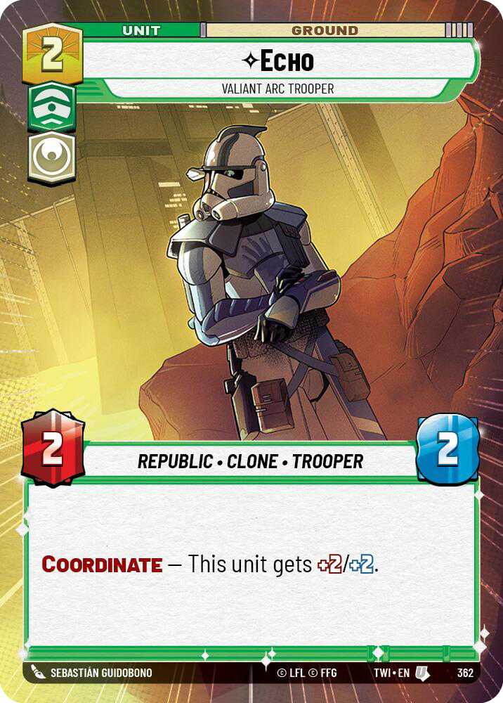 Echo, Valiant ARC Trooper (TWI) Uncommon
