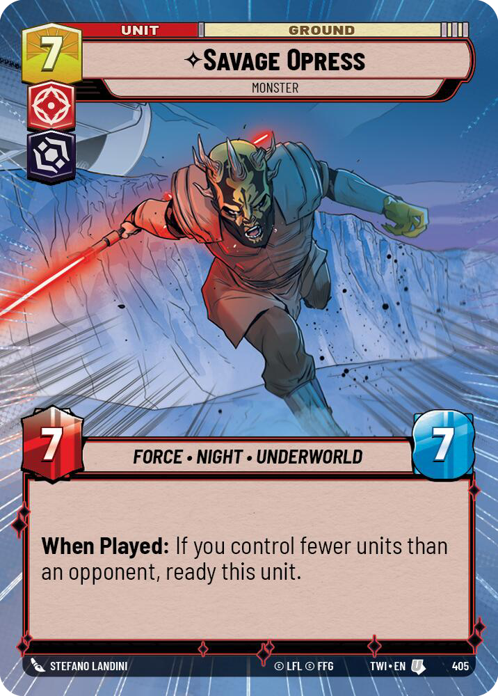 Savage Opress, Monster (TWI) Uncommon