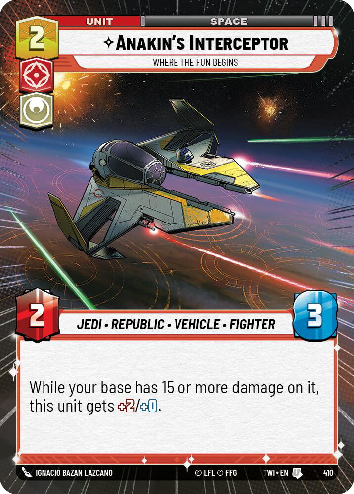 Anakin's Interceptor, Where the Fun Begins (TWI) Uncommon