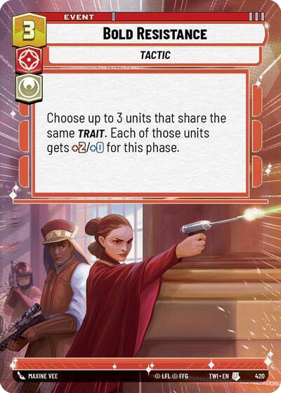 Bold Resistance (TWI) Uncommon