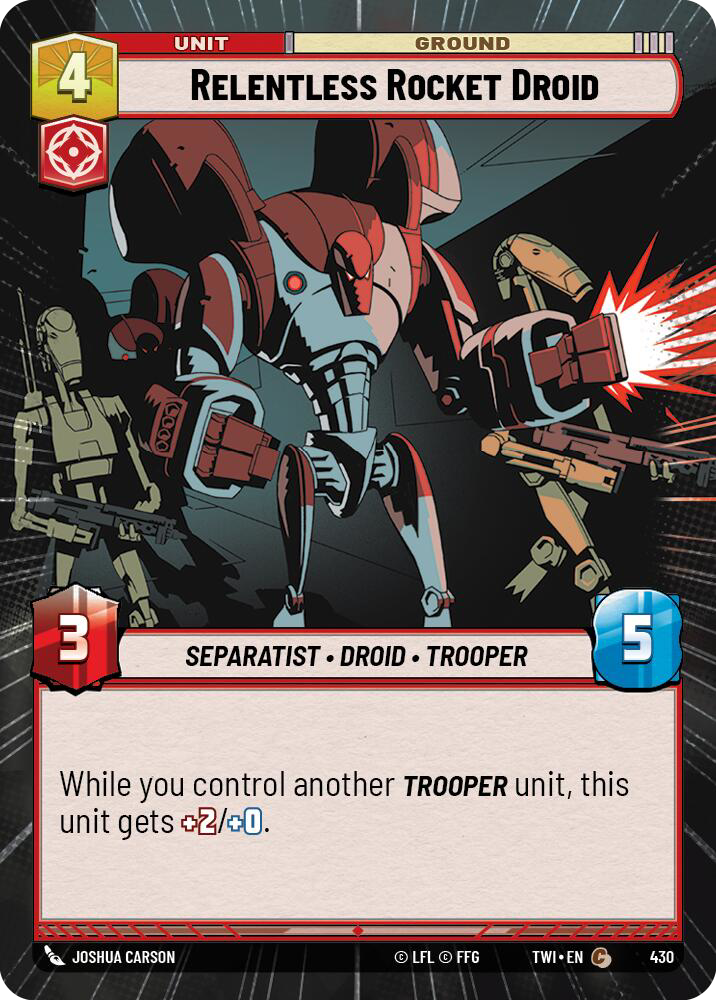 Relentless Rocket Droid (TWI) Common