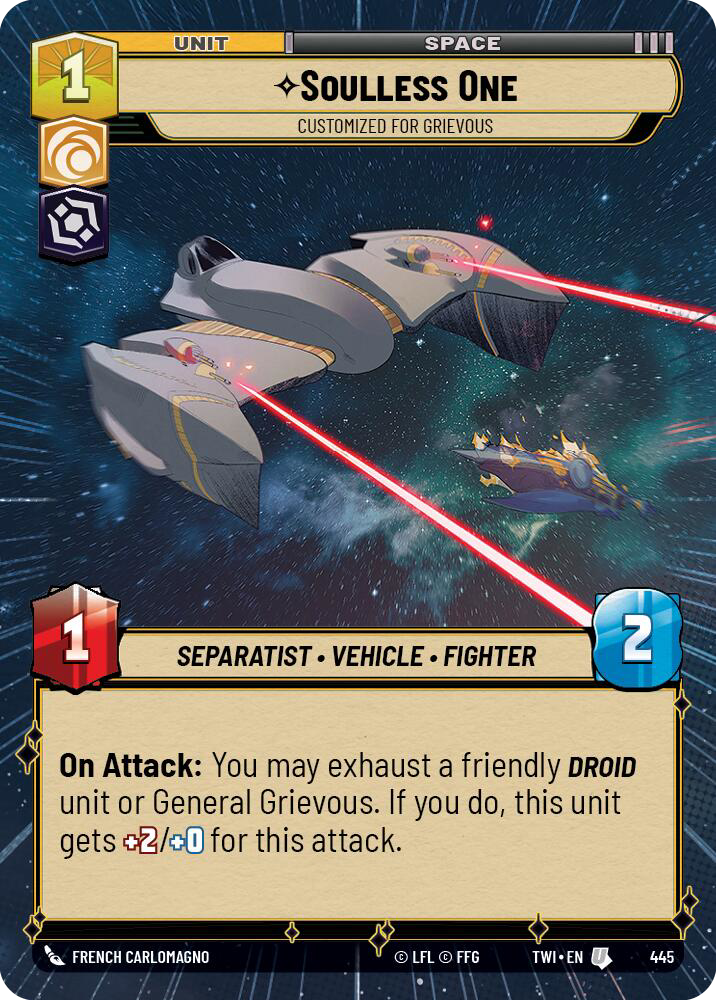 Soulless One, Customized For Grievous (TWI) Uncommon