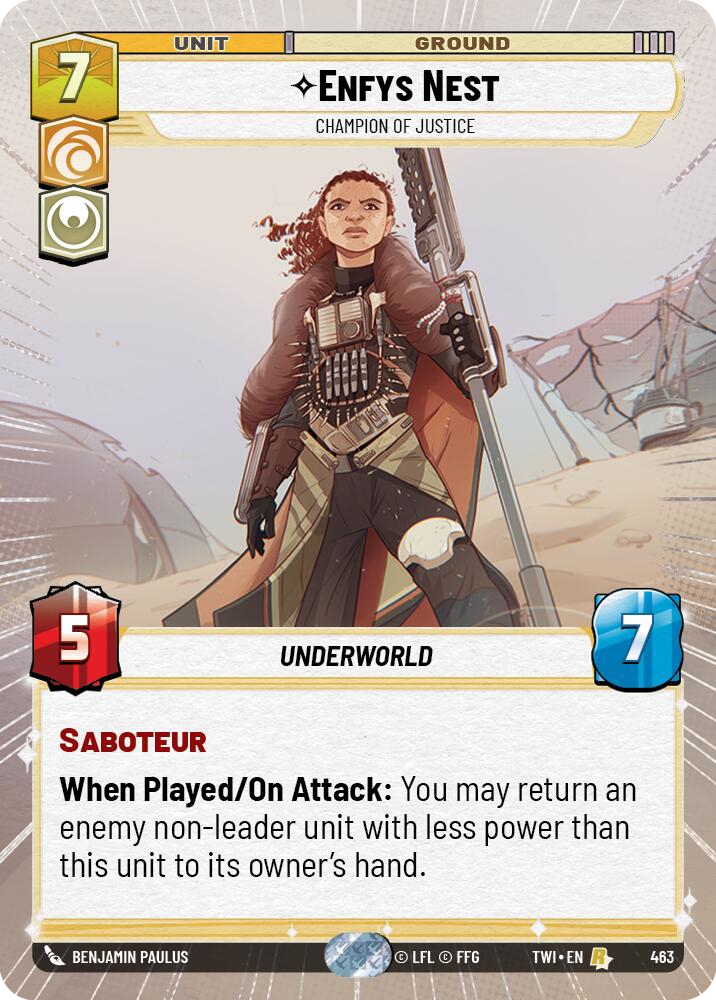 Enfys Nest, Champion of Justice (TWI) Rare