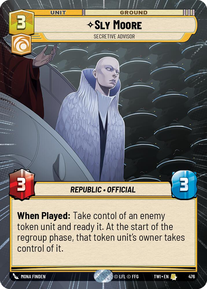 Sly Moore, Secretive Advisor (TWI) Rare