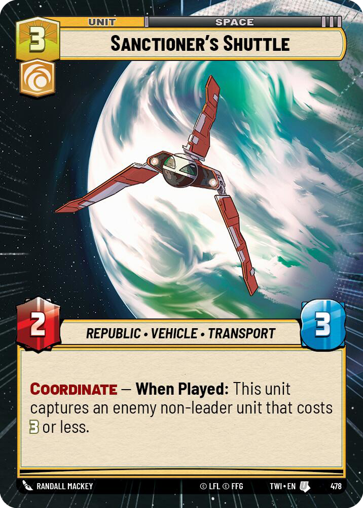 Sanctioner's Shuttle (TWI) Uncommon