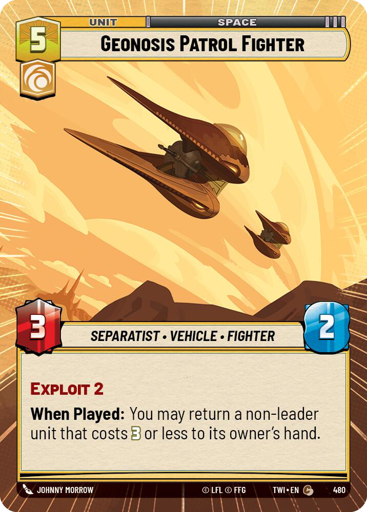 Geonosis Patrol Fighter (TWI) Common