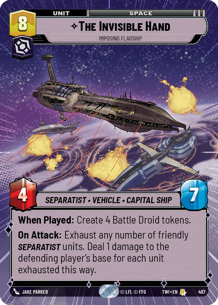 The Invisible Hand, Imposing Flagship (TWI) Rare