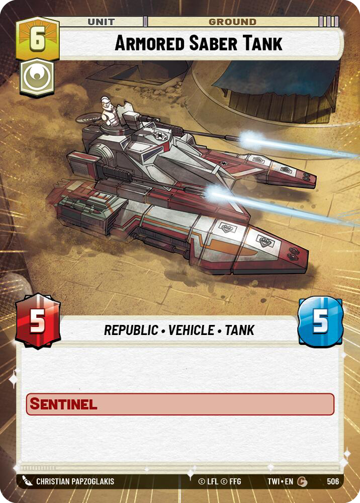 Armored Saber Tank (TWI) Common
