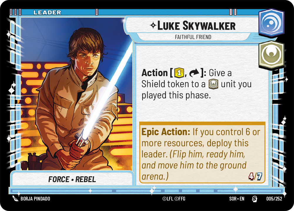 Luke Skywalker, Faithful Friend (SOR) Special
