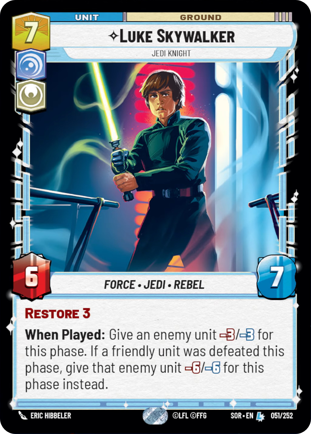 Luke Skywalker, Jedi Knight (SOR) Legendary