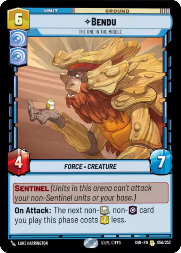 Bendu, The One In The Middle (SOR) Rare
