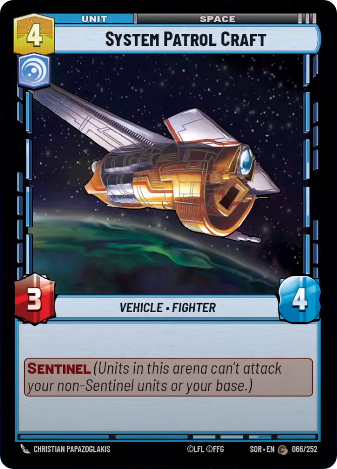 System Patrol Craft (SOR) Common