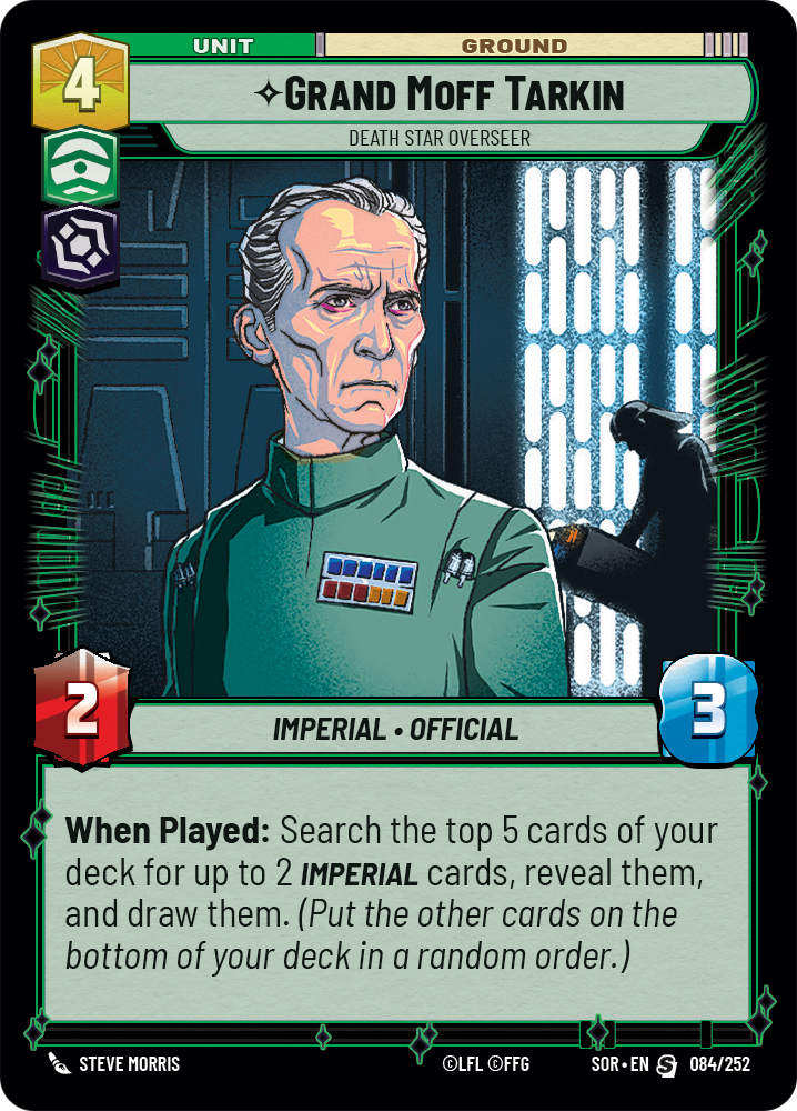 Grand Moff Tarkin, Death Star Overseer (SOR) Special