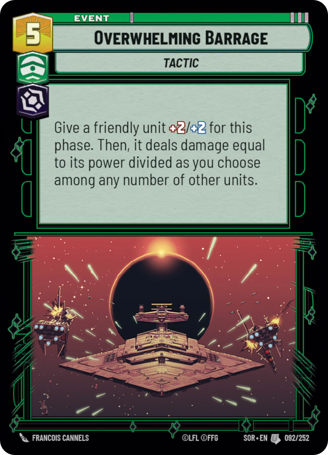 Overwhelming Barrage (SOR) Uncommon
