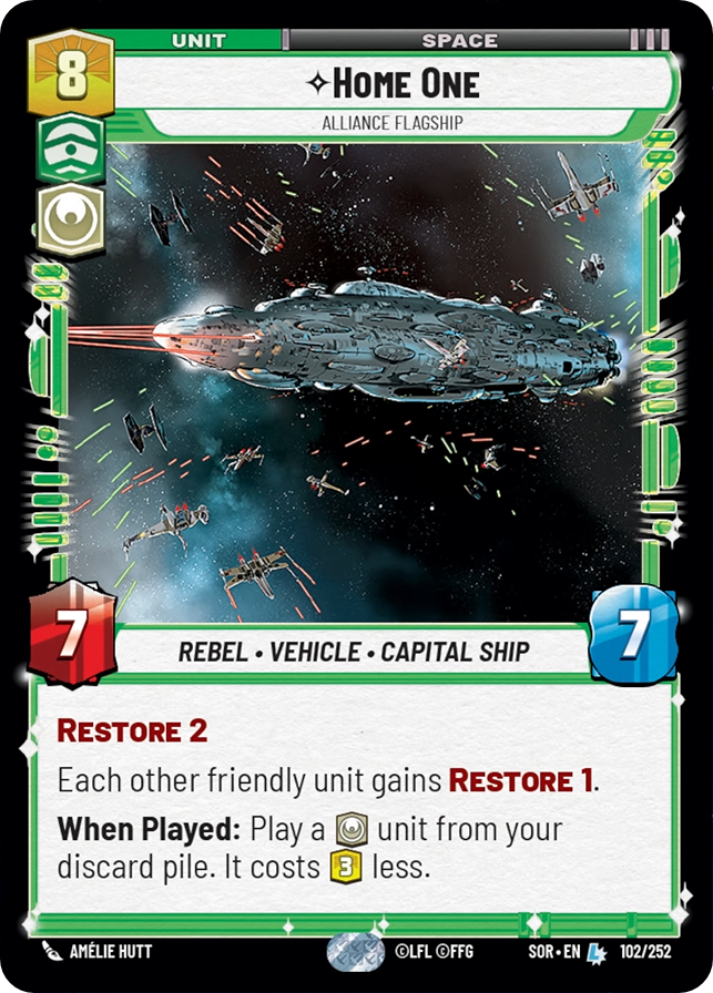 Home One, Alliance Flagship (SOR) Legendary